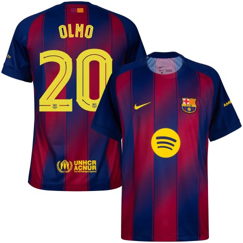 Barcelona Hemmatröja Olmo 20 2025–2026 Barcelona Hemmatröja Olmo 20 2025–2026